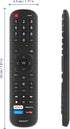 New EN2A27HT Replace Remote fit for HISENSE Smart TV 32H5D 39H5D 40H5D 43H5D 43H6D 50H5D 55H5D 50H6D 55H6D 60DU6070 65H6D 50DU6070 55DU6070 H5 Ser...