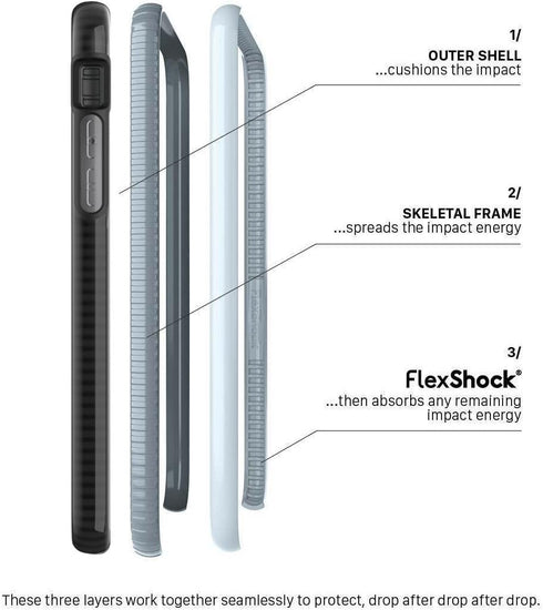 tech21 Evo Check Case for iPhone X - Smokey/Black...
