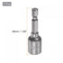 2Pcs 1/4 Quick-Change Hex Shank, 10mm (3/8-Inch) Magnetic Nut Setter Driver Drill Bit, 1.89 Inch Length, Metric for Machine Maintenance, Furniture...