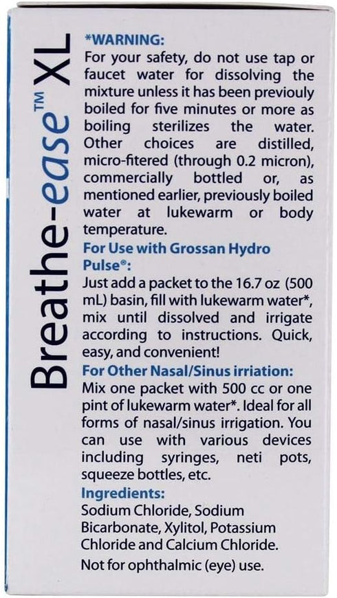 Breathe-Easexl Nasal Sinus Irrigation Packets, 30 Count...