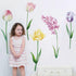 Runtoo Large Flower Wall Decals Tulip Floral Wall Art Stickers Bedroom Living Room Kids Baby Nursery Home Decor...