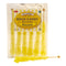Extra Large Rock Candy Sticks: 6 Yellow Rock Candy Sticks - Banana - Individually Wrapped for Party Favors, Candy Buffet, Showers, Receptions, Old...