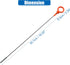 uxcell 1 Pcs Engine Oil Dipstick Engine Oil Fluid Level Dipstick for Audi A4 Base 3.2L V6 Gas 2006-2008 No.06E115611E...