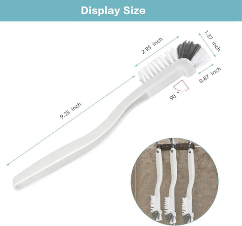 8 Pcs Dish Brush Bottle Bathroom Scrub Brushes Kitchen Cleaning Brush Right Angle Kitchen Brush Sink Household Pot Pan Edge Corners Tile Lines Bru...
