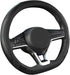 West Llama Flat Bottom Car Steering Wheel Cover for Nissan,D Shaped Steering Wheel Cover for Rogue,Altima,Kicks (Black-Standard Size)...