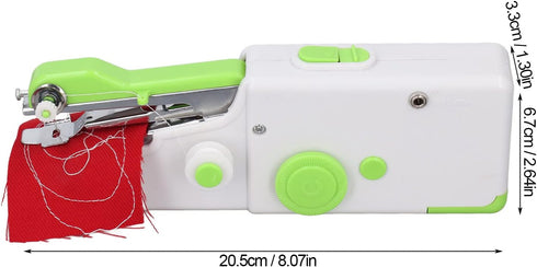 Handheld Sewing Machine, Mini Portable Sewing Tool Ergonomic Design Electric Sewing Machine Kit for Clothes Fabrics DIY Handkerchiefs Home Travel....