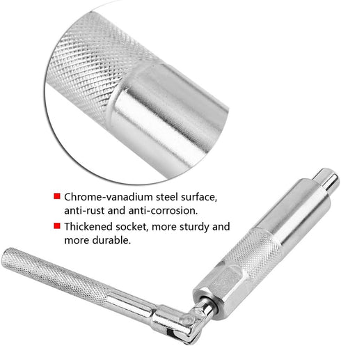 Car Rear Wrench Wrench,Universal Rear Shock Absorber Hex Socket Wrench Removal Tool Set for Speed Reduction...