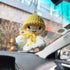 Crochet Octopus Rear View Mirror Hanging Accessories Hand Knitted Crochet Octopus Car Hanging Ornament Pendant Interior Rearview Mirror Decoration...