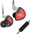 KZ ES4 Wired Earbuds, Extra Bass in ear Monitor Earbuds, High Fidelity Gaming Earbuds, 1dd 1ba Drivers Hybrid Technology iem Earphones KZ Headphon...