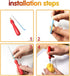 Needle Felting Tools, 38 Pcs Felting Needles - Needle Felting Supplies with 3 Sizes Felt Needles(36 Gauge, 38 Gauge, 40 Gauge), Color Wooden Handl...