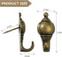 20 Pcs Zinc Alloy Pushpin Hook Hanger Reusable Hanging Hooks (Bronze)...