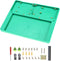 Makeronics 7 in 1 Green RAB Holder for Raspberry Pi | Arduino | Solderless Breadboard, Base Plate with Rubber Feet for Raspberry Pi 4 Model B|3B+/...