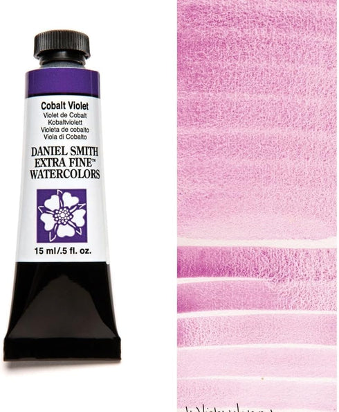 DANIEL SMITH Extra Fine™ Watercolor Paint, 15ml, Tube, Cobalt Violet Deep, 0.5 fl oz, (Pack of 1)...
