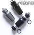 Pill Organizer Keychain Aluminum Travel Medicine Pill Box Portable Kyechian Pill Case Ourdoor Waterproof Pill Holder-Open on Both Sides...