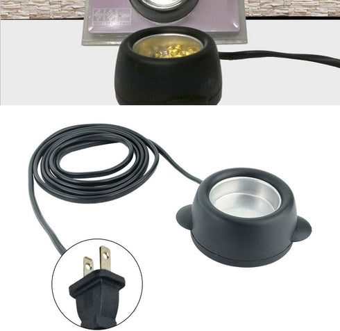 Summer Enjoyment Glue Stove, Mini Hot Glue Melting Pot 30W Melting for Silk Flower Factory for School Handcraft Teaching(U.S. regulations)...