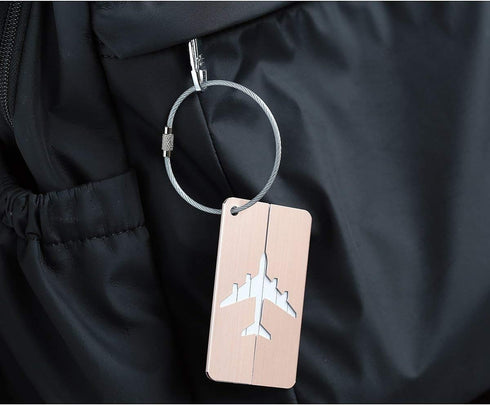 bayite Pack (100) Stainless Steel Wire Keychains Cable, Key Rings, Heavy Duty Luggage Tags Loops Tag Keepers 2mm Twist Barrel (Cable Length: 6 inc...