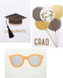 C.R. Gibson Handmade Graduation Cards, Assorted 3pc, 5'' x 7''...