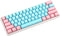NPKC 61 87 104 Keys Miami Thick PBT OEM Profile Keycap for MX Switches GH60 Tenkeyless Mechanical Gaming Keyboard (Only Keycap)(61 Blank)...