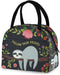 ZZKKO Animal Sloth Follow Your Dream Lunch Bag Box Organizer Lunch Container Insulated Zipper Meal Prep Cooler Handbag For Women Men Home School O...