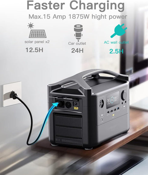 Heavy-Duty Power Station Charging Cable, Fast Charging Cable for Jackery Explorer 2000/1500/1000 Pro,Ecoflow Delta/River Series,Bluetti EB3A;Anker...
