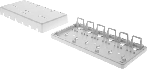 Networx Keystone Jack Surface Mount Boxes (6 Port, White)...