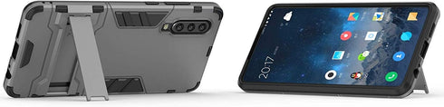 Case for Huawei P30 (6.1 inch) 2 in 1 Shockproof with Kickstand Feature Hybrid Dual Layer Armor Defender Protective Cover (Grey)...