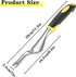 Weed Puller Hand Weeder Tool for Garden, Bend-Proof Leverage Base with V-Shaped Forks for Easy Weed Removal & Deeper Root Digging, Weeding Digger ...