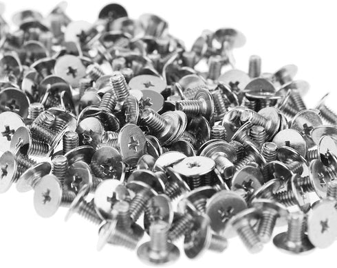 PMLAND 200 Sets/Pairs 9.5mm Silver Cone Spikes Screwback Studs DIY Craft Cool Rivets Punk...