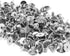 PMLAND 200 Sets/Pairs 9.5mm Silver Cone Spikes Screwback Studs DIY Craft Cool Rivets Punk...