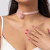 Vintage Flower Lace Velvet Choker Necklace Lolita Sexy Rose Lace Collar Neck Chain Bridal Wedding Party Neck Jewelry for Women and Girls...