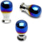 iJDMTOY Burnt Titanium Finish JDM Drop Shape Shift Knob Universal Fit Compatible with Most Car 4 5 6 Speed Manual or Automatic etc....