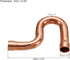 MECCANIXITY Copper P-Trap Pressure Pipe Fitting Welding Tubing Sweat Ends Plumbing Supply 12.7mm(1/2") OD for HVAC Air Conditioning Refrigeration...