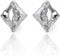 925 Sterling Silver Stud Earrings Irregular Chic Earrings Geometric Stud Earrings Flat Back Earrings Statement Jewelry Lightweight 2024 Urban Fash...