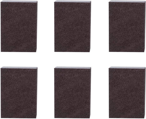 Carborundum Sponge, 6Pcs Emery Sponge Brush Eraser Scrub Kitchen Cleaning Sponge Stainless Steel Cleaning Tool...