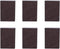 Carborundum Sponge, 6Pcs Emery Sponge Brush Eraser Scrub Kitchen Cleaning Sponge Stainless Steel Cleaning Tool...