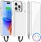 GIN FOXI Fast Charging Battery Case for iPhone 15 Pro Max/15 Plus, 8000mAh 15W Ultra Slim Charger Case Rechargeable Portable Extended Power Bank C...