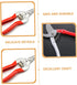 12pcs Garden Shears Spring Hand Pruners Stainless Steel Scissors Plant Clippers Tree Trimmer Springs Trimming Scissors Springs Garden Pruner Sprin...