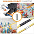 300PCS Non Insulated Butt Connectors Kit,26 to 10 gauge Tinned Copper Butt Splice Terminals,Uninsulated AWG6 8 Crimp Wire Connector...