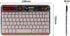 Slim Portable Wireless Bluetooth Keyboard,10 inch 7 Colors Backlit Rechargeable Keyboard for Android Tablet Cell Phone Smartphone iPad iOS Windows...
