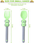 Construction Toddler Utensils - Toddler Forks and Spoons - Toddler Spoon and Fork Set - for Toddler Utensils - Baby Utensils - Portable Utensil Se...