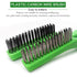 Wire Brush, Heavy Duty Carbons and tainless Steel Wire 10 Inch with Plastic Handle Descaling Welding Dust Bending Hand Tool, Teel Brush Rust Remov...