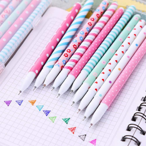 SITAKE 10 Pcs Cute Pens Kawaii Pens Fun Pens, 0.38mm colorful Writing Gel Ballpoint Pens, Korean Japanese Stationery School Supplies for Teen Girl...