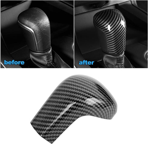 Trim for Toyota Camry 2018-2023? Corolla Avalon 2019-2022 Accessories Auto Gear Shift Knob Cover Trim Cap Protector Interior Sport Style - Carbon ...