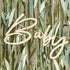 Ginger Ray Botanical Baby Shower Wooden Banner Hanging Decoration, NS, Wood...