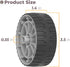 Cooler Replacement Wheels - 3.5 Inch Cooler Rollers,Compatible with Most Coolers, 2-Piece Cooler Wheel Kit...