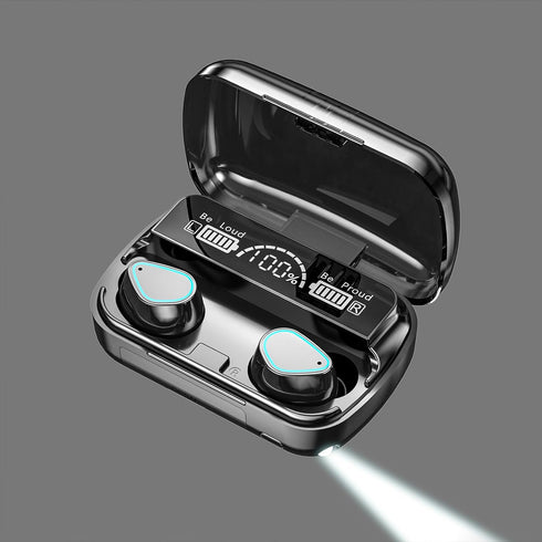 True Wireless Earbuds, 2024 Bluetooth Headphones 5.3 Earbuds, Waterproof Touch Control Ear Buds in-Ear Built-in Mic, with LED Power Display, IP7 W...