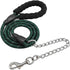BTINESFUL 6FT Chewproof Dog Leash, Strong Nylon Rope with Anti-Chewing Chain and Padded Handle for Medium Large Dogs Outdoor Training Walking Hiki...