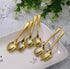 48Pcs 98mm Plastic Spoons and Forks Small Disposable Cake Ice Cream Dessert Spoons Forks Utensils for Catering Events, Restaurants, Home Parties ,...