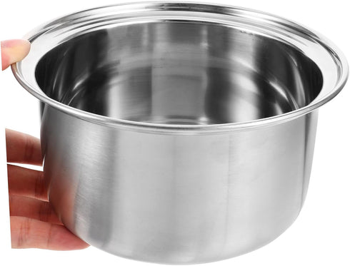 Ciieeo Small Hot Pot Liner Stainless Steel Cookware Rice Maker Pan Nonstick Cookware Rice Inner Tank Rice Cooker Pressure Pot Rice Cooking Pan Ind...