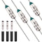 Tnisesm 10 Pcs 113 C Metal Thermal Cutoffs Thermal Fuse 10A 250V with Non-Insulated Butt Connectors(22-18 AWG) for Motor Transformer Electric Indu...
